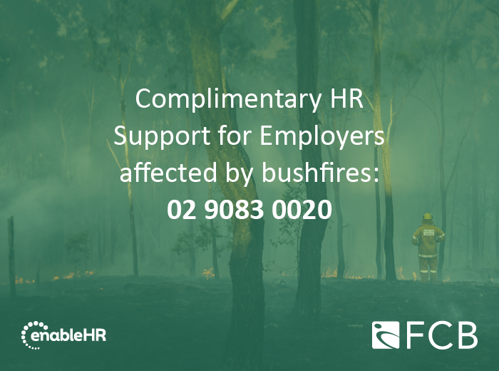 Bushfires in Australia – Employers’ rights and obligations