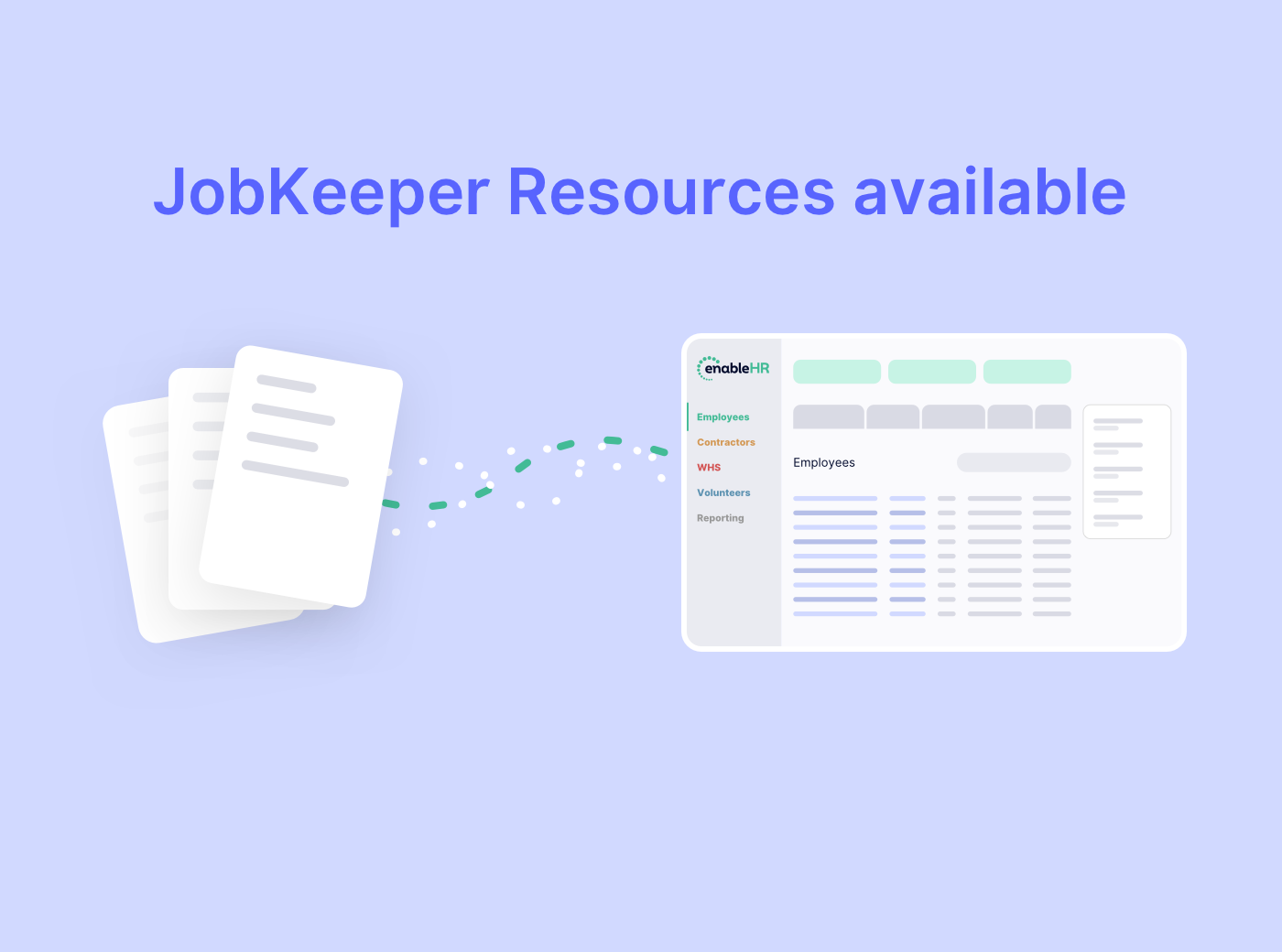 New JobKeeper resources NOW AVAILABLE in enableHR