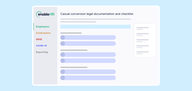 New casual conversion resources LIVE in enableHR