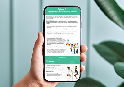 Performance review checklist for managers